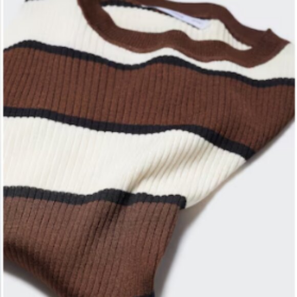MANGO Striped Rib Sweater - Picture 6 of 8